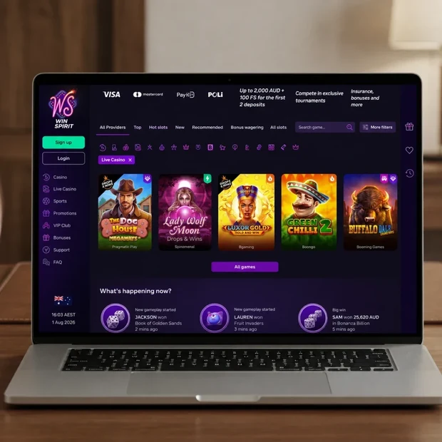 WinSpirit casino login