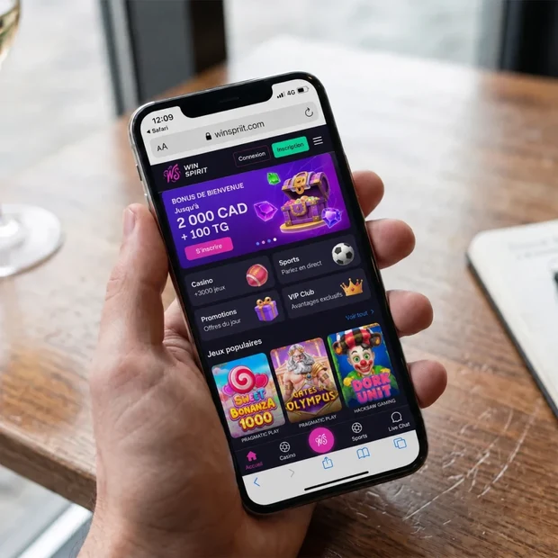 WinSpirit app mobile