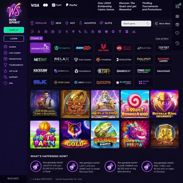 WinSpirit slots